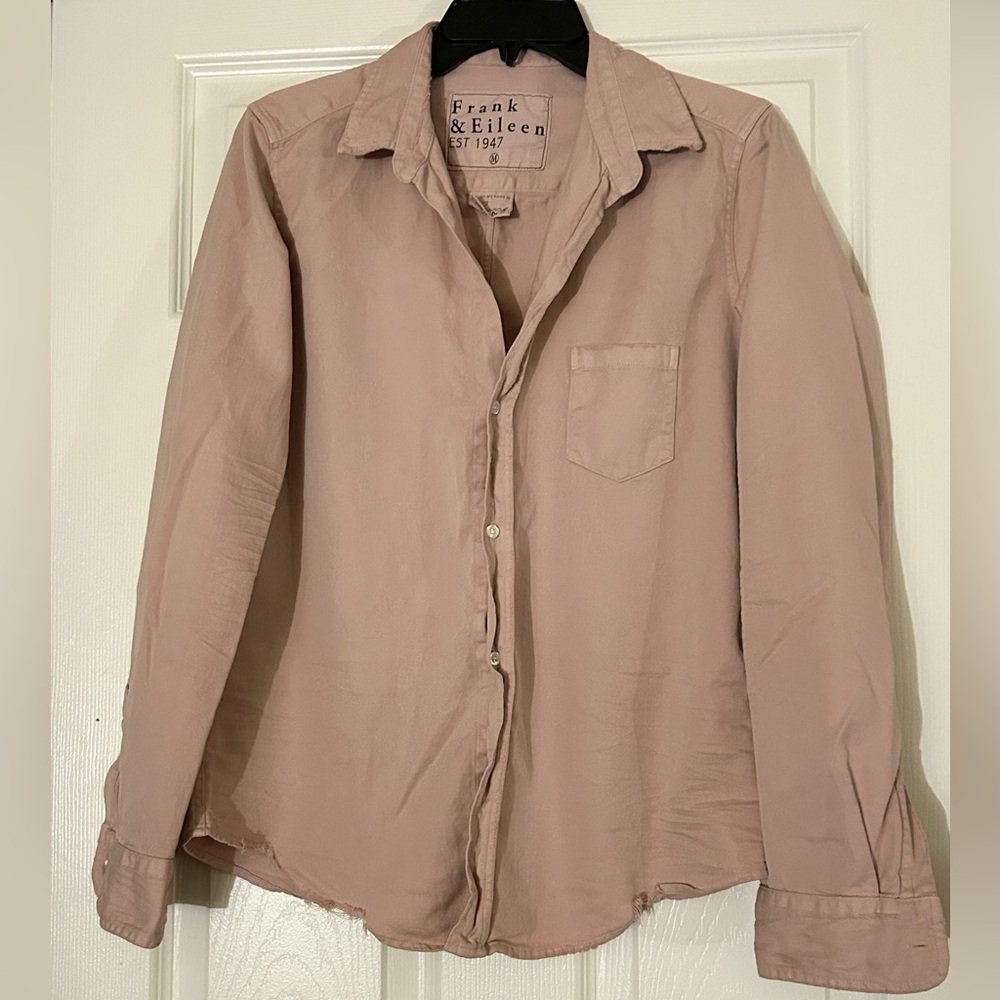 Frank & Eileen Blush Button-Up Shirt